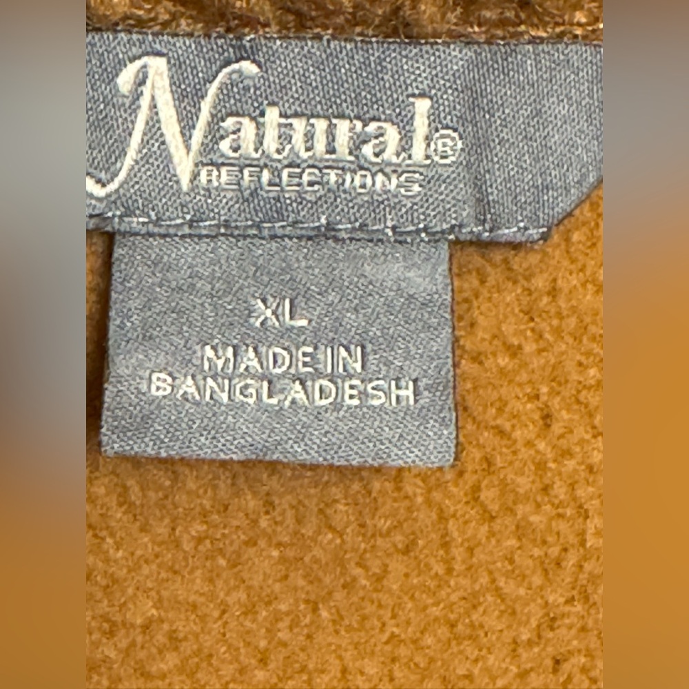 Natural Reflections Brown Teddy Jacket - Picture 3 of 8